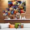 Designart - Abstract Music and Rhythm - Abstract Canvas Art Print